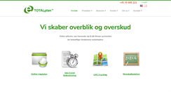 Desktop Screenshot of etotalplan.dk