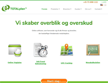 Tablet Screenshot of etotalplan.dk